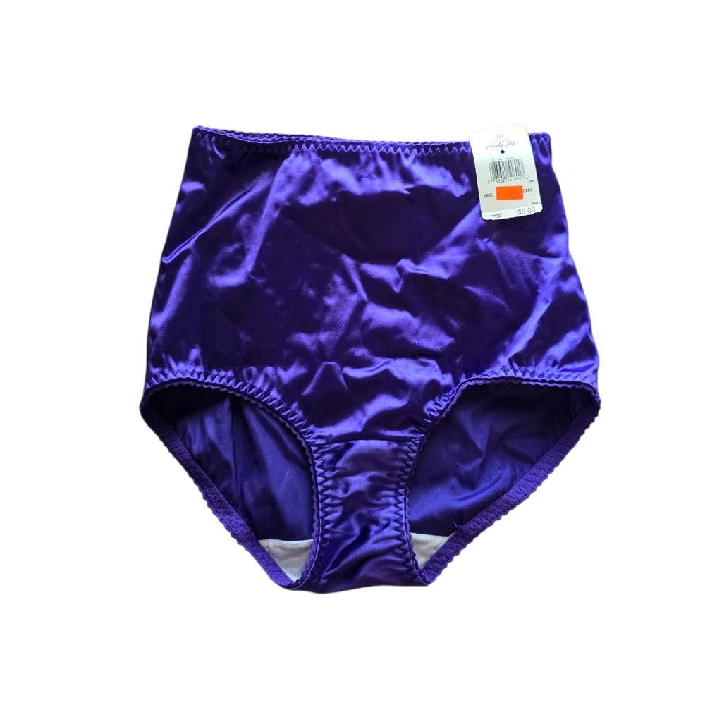 vanity fair nylon satin second skin vintage panties size medium nwt